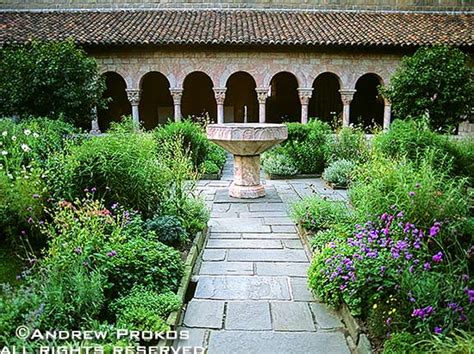 Cuxa Cloister Garden Landscape Fine Art Photo By Andrew Prokos