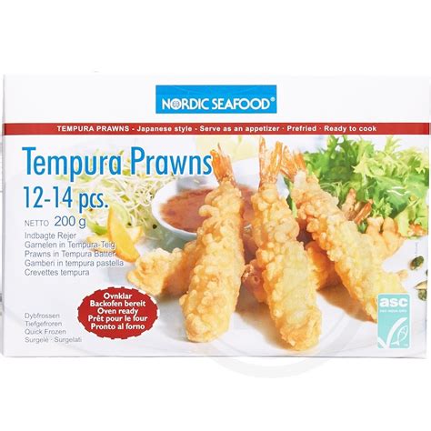 Tempura Rejer Fra Nordic Seafood Leveret Med