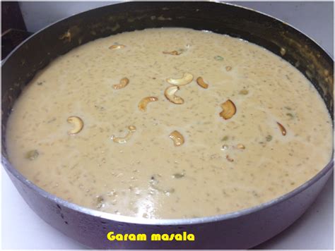 Garam Masala Paal Payasam Onam Sadhya Recipe Ambalappuzha Paalpayasam