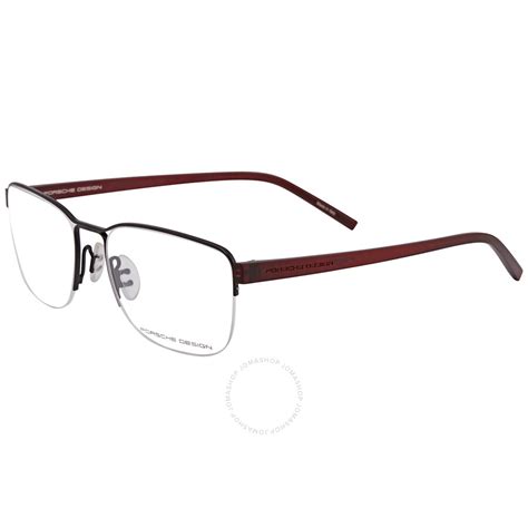 Porsche Design Mens Black Square Eyeglass Frames 8351a56 4046901618308 Eyeglasses Jomashop