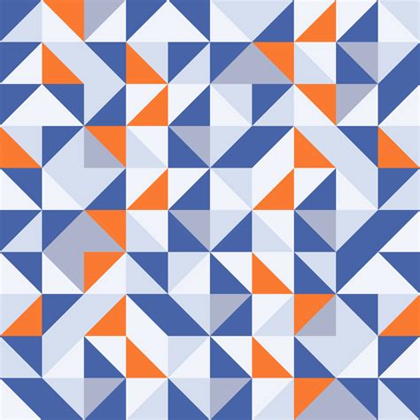 Modern Geometrical Abstract Mosaic Pattern And Textile Template Style