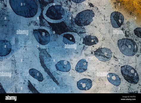 Drops Hot Batik Background Texture Handmade On Silk Abstract Surrealism Art Stock Photo Alamy