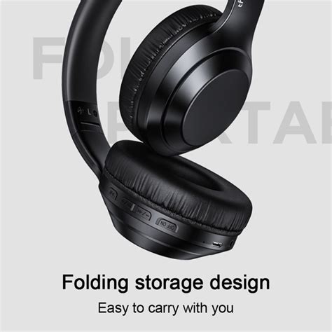 Lenovo Thinkplus Headphone Headset Foldable Bluetooth 5 1 With Mic Th10 Black