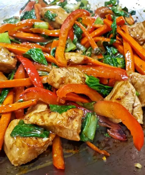 Easy Chicken And Vegetable Asian Stir Fry Salt Sugar Spice