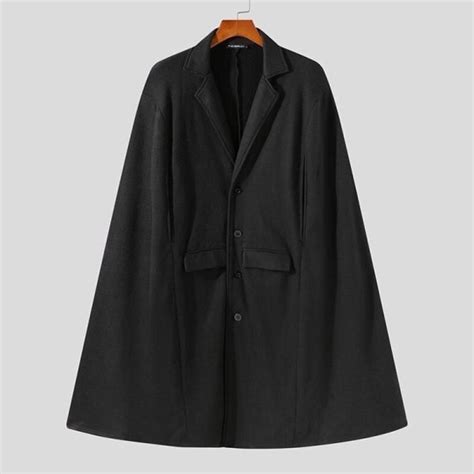 Poncho Cape Noire Homme Poncho Boh Me