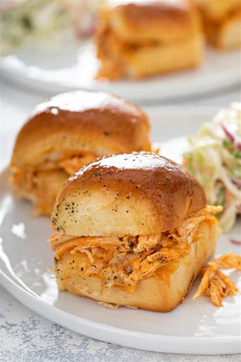 Buffalo Chicken Sliders My Baking Addiction