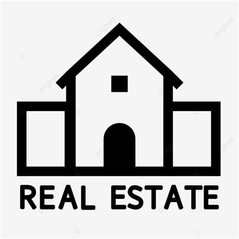 Gambar Ikon Logo Real Estat Perumahan Logo Real Estat Logo Properti