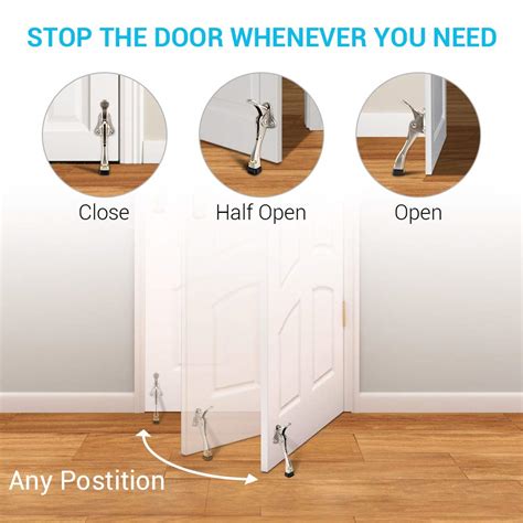 Heavy Duty Door Stopper Kickdown Door Stop For Heavy Door Easy To Set