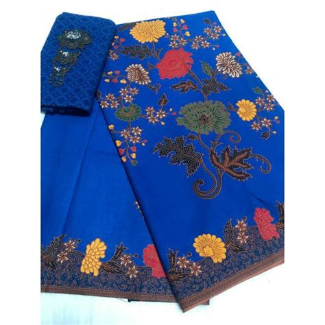 Jual Kain Batik Jarik Kebaya Kode 1213 Couple Katun Primisima Sogan