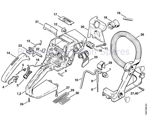 Stihl 025 Kill Switch Diagram Stihl 025 Chainsaw 025 Parts