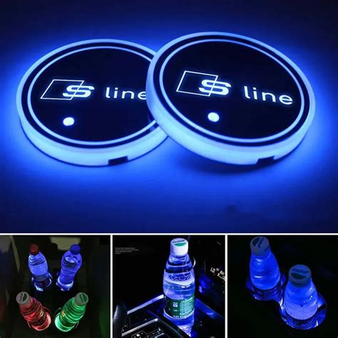 Porte Gobelet LED S Line CarLEDLogo