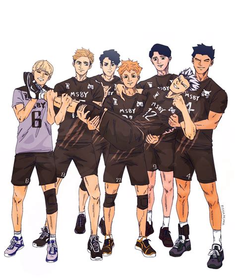 Msby Msby Black Jackals 🖤 In 2020 Haikyuu Anime Haikyuu ムスビイ