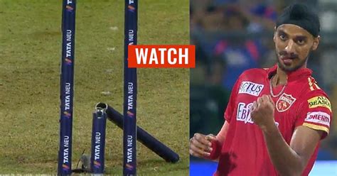 Arshdeep Singh Breaks Middle Stumps Arshdeep Singh Break Middle