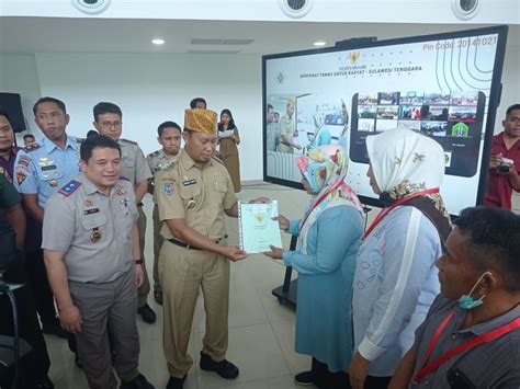 Sertifikat Tanah Tuntas Oleh Bpn Sultra Di Tahun