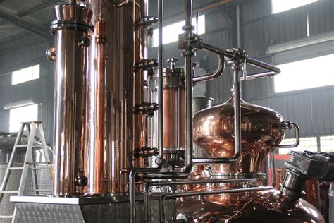 L Copper Distillery Equipment For Prime Whisky Gin Distilling From