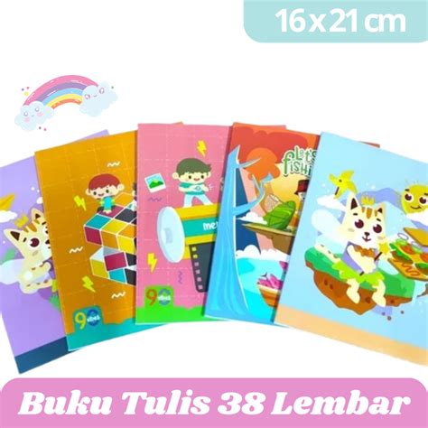 Jual Buku Tulis SKOLA Isi 38 Lbr 1 Pak Isi 10 Buku Shopee Indonesia