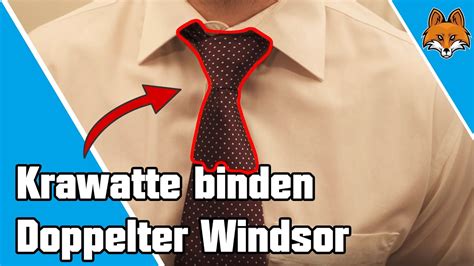 Krawatte Binden F R Anf Nger Doppelter Windsor Einfache Anleitung