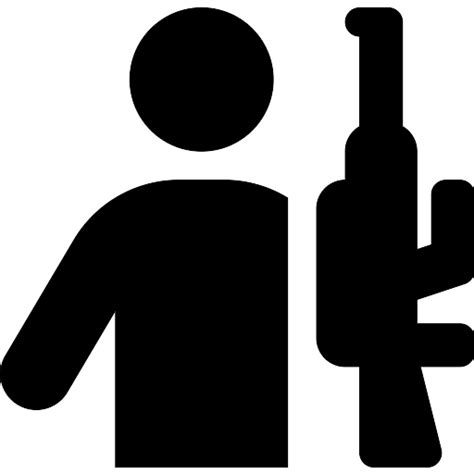 Person Rifle Icon Svg Png Free Download