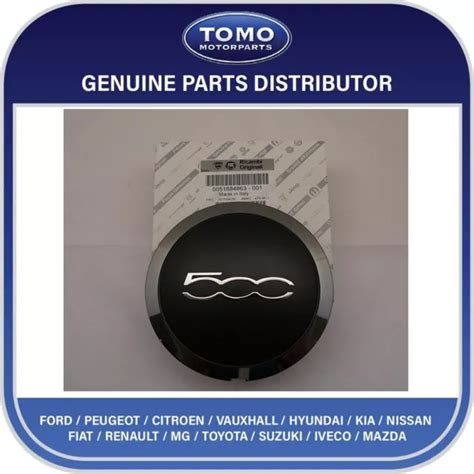 Genuine Fiat Alloy Wheel Centre Cap Trim Qty New