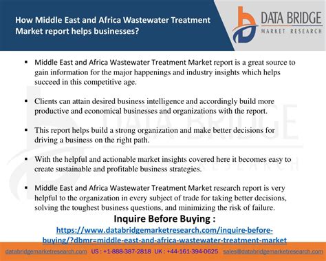 PPT Middle East And Africa Wastewater Treatment Market Report