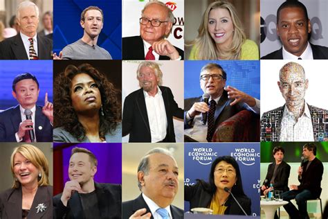 Famous Entrepreneurs Collage