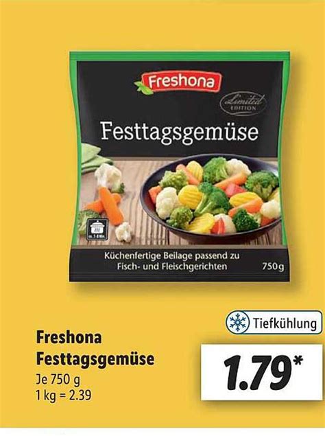 Freshona Festtagsgemüse Angebot bei Lidl 1Prospekte de