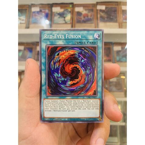 Thẻ Bài Lẻ Yugioh Mã Lds1 En017 Red Eyes Fusion Common 1st Edition Shopee Việt Nam