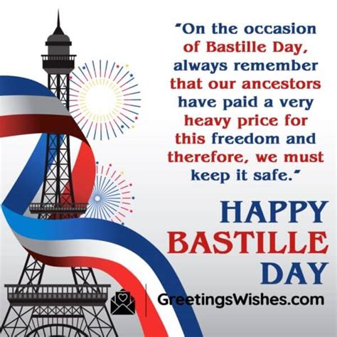 Bastille Day Wishes Messages July Greetings Wishes