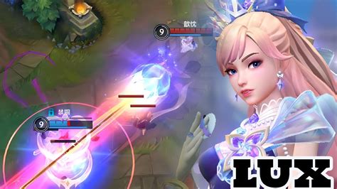 Wild Rift Lux Crystal Rose Lux Skin Gameplay Rank Youtube