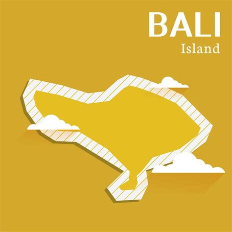 Premium Vector The Bali Island Colored Vector Map Is A Highly