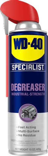 Santie Oil Company Wd 40 Specialist Industrial Strength Degreaser 615 Ounce Case