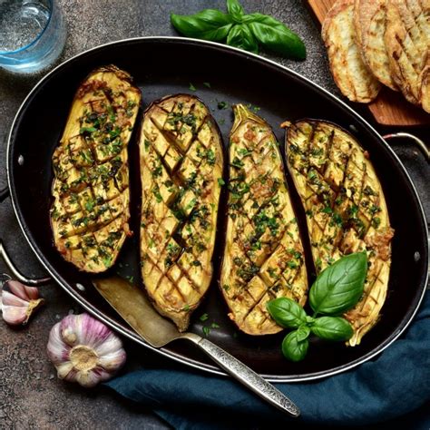 Recette Aubergines Au Four Ail Et Parmesan Marie Claire