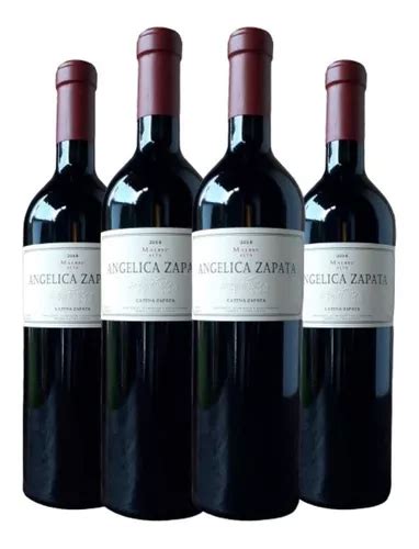 Vinho Angélica Zapata Malbec Alta Caixa 4 Unidades Frete grátis