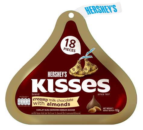 Makroclick Hersheys Kisses Choco Almond 82gx1