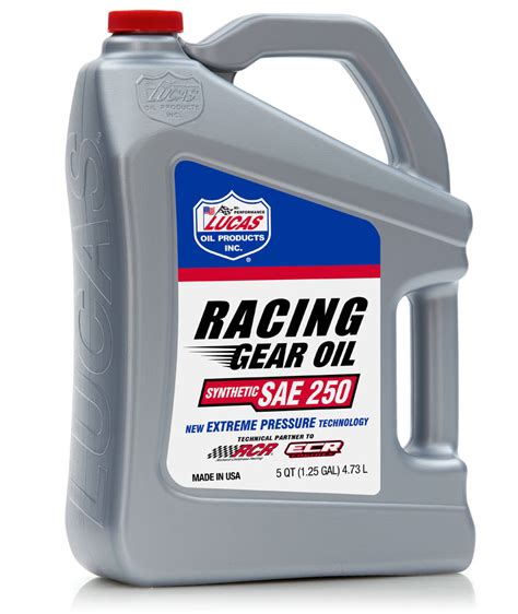 Synthetic SAE 250 Racing Gear Oil | Lucas Oil Products