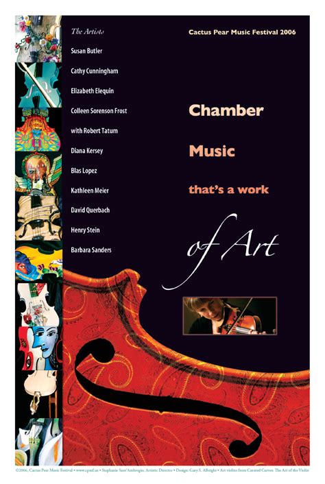 Poster Design Chamber Music On Behance