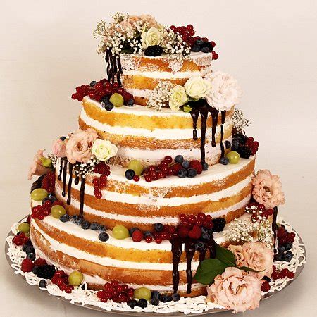 NAKED CAKE Z OWOCAMI