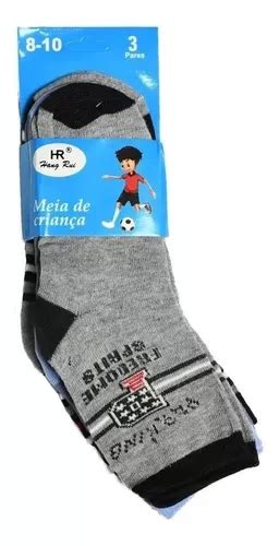 Kit 60 Par Meias Infantil Atacado Masculino Parcelamento Sem Juros