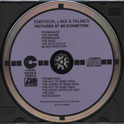 Target Cd Emerson Lake And Palmer Pictures At An Exhibition V004