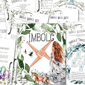 Imbolc Sabbat Bundle Printable Pages Of Wicca And Witchcraft