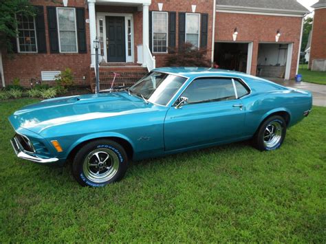 1970 Mustang Gulf Stream Aqua Blue