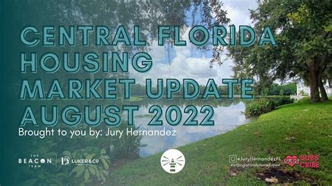 August Housing Market Update Kissimmee Surrounding Cities YouTube