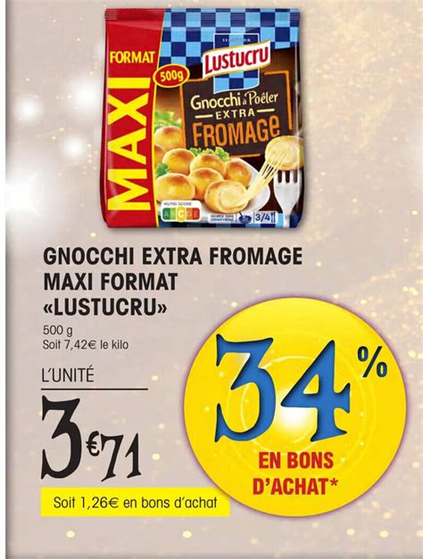 Promo GNOCCHI EXTRA FROMAGE MAXI FORMAT