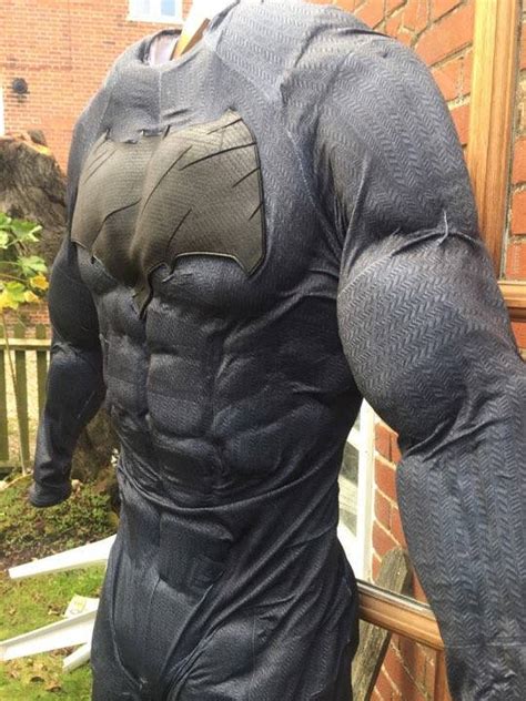 Batman Inspired Costume Foam Muscles Spandex Bodysuit And Etsy