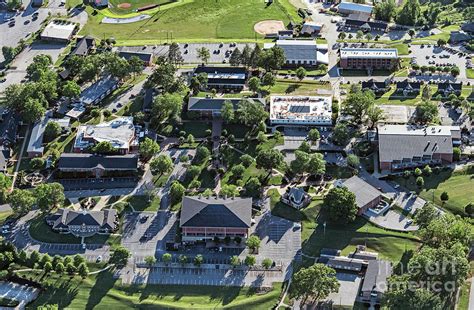 North Greenville University Campus Aerial 4 Photograph By David