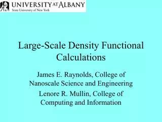 Ppt Density Functional Theory The Basis Of Most Modern Calculations