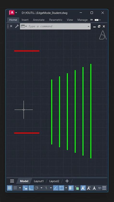 Edgemode Trim Extend Autocad Tutorial Artofit