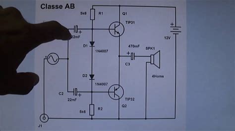 Amplificador Classe Ab Continua O V Deo Did Tico Youtube
