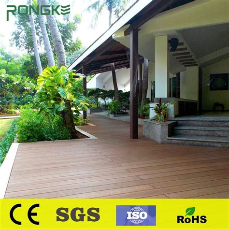 Factory Price Round Hole Wood Plastic Composite Floor Wpc Decking