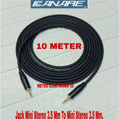 promo kabel canare jack mini stereo  mm  mini stereo  mm